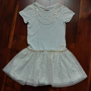 JUICY COUTURE DRESS / TOP WITH STARS TULLE SKIRT 6X
